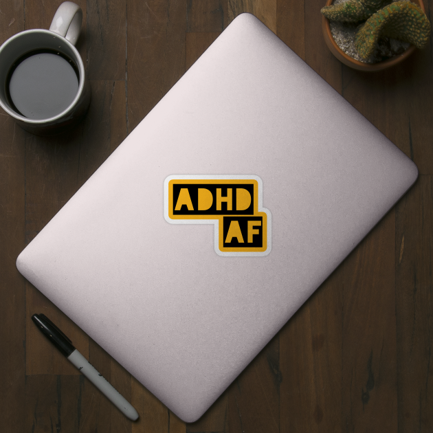 ADHD typographic design by DustedDesigns